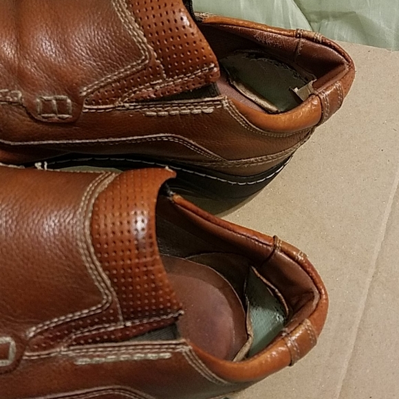 Johnston & Murphy Mens size 11m, brown leather - Picture 5 of 6